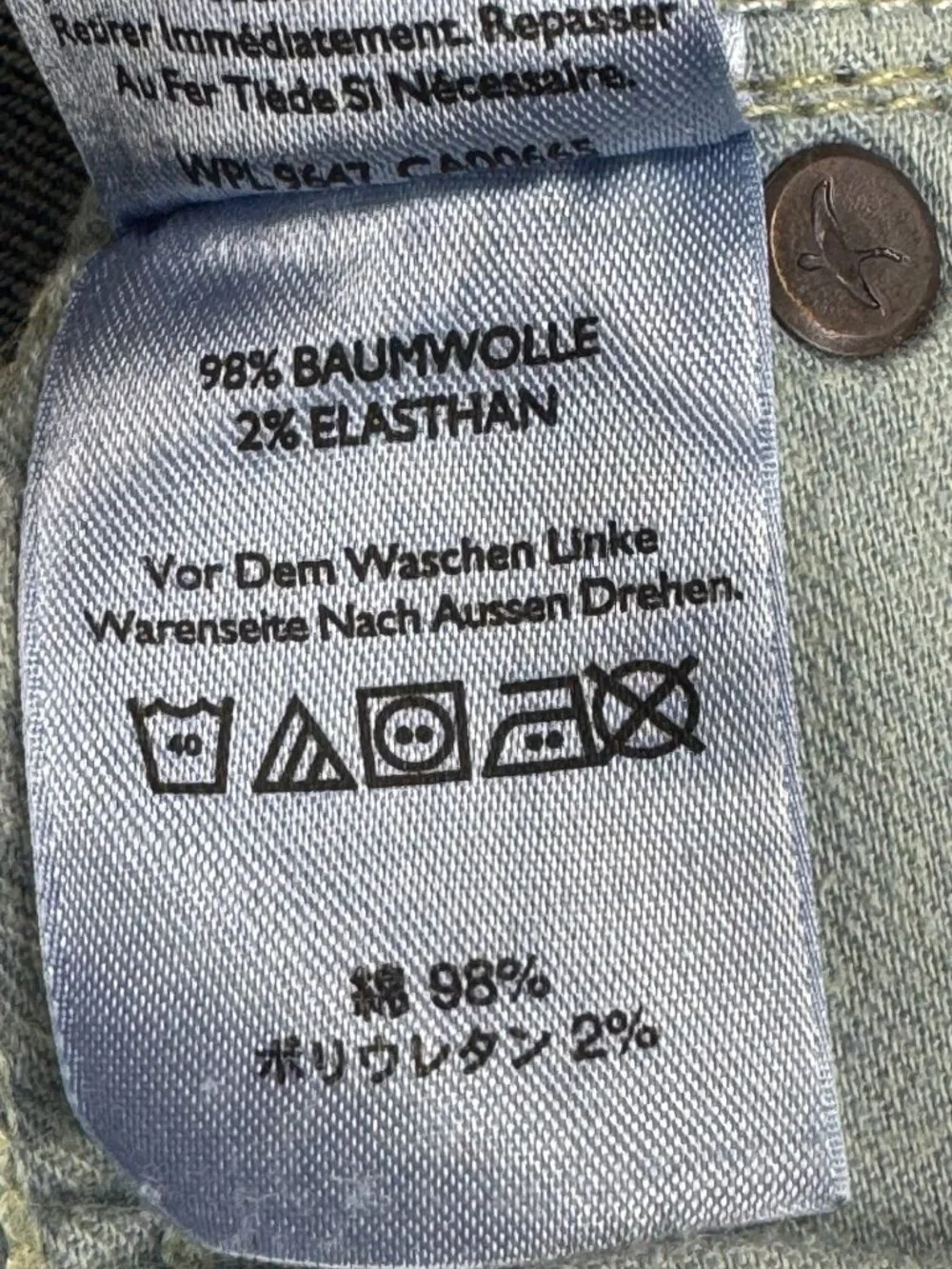 Vtg Y2K Eddie Bauer Curvy Mid Rise Barely Bootcut Jeans Womens 6R Blue Grunge